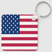 Amerikaanse USA Vlag Trots Ontwerp Sleutelhanger (Achterkant)
