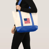 Amerikaanse USA Vlag Trots Ontwerp Tote Bag (Voorkant (product))