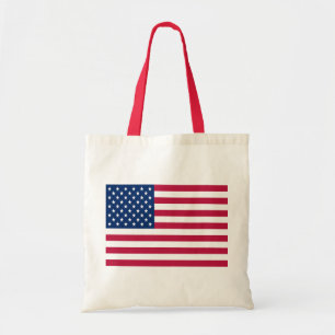 Amerikaanse USA Vlag Trots Ontwerp Tote Bag