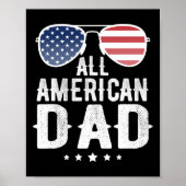 Amerikaanse vader 4 juli US Patriotic Pride Poster (Voorkant)