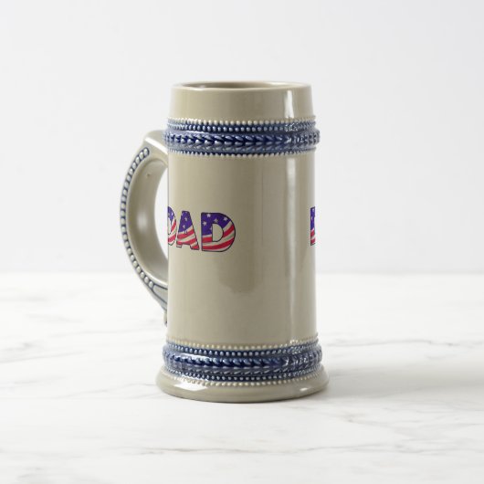 Amerikaanse vader bierpul (Voorkant links)