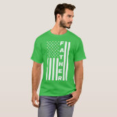 Amerikaanse vader grappig t-shirt (Voorkant volledig)
