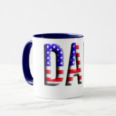 Amerikaanse vader mok (Voorkant links)