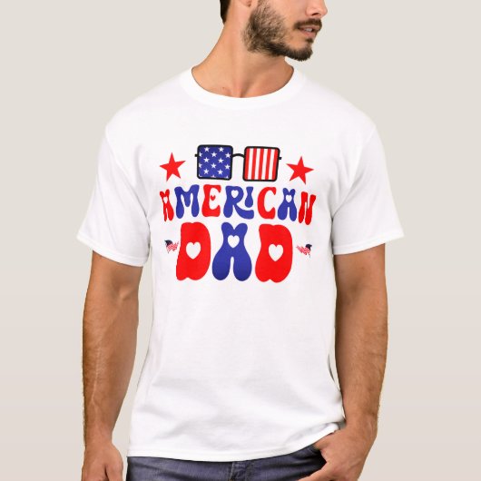 Amerikaanse vader t-shirt (Voorkant)
