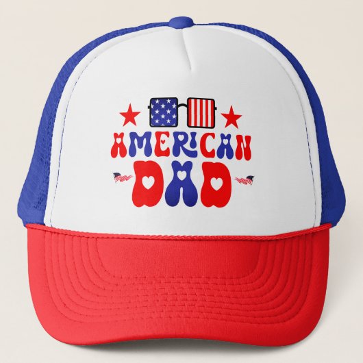 Amerikaanse vader trucker pet (Voorkant)