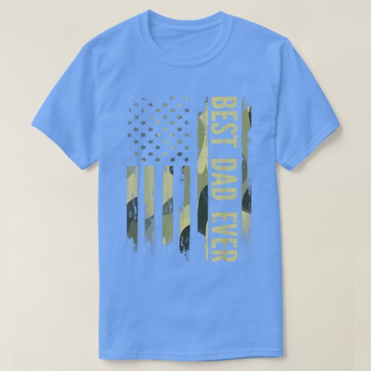 Amerikaanse Vaderdag voor beste vader ooit Amerika T-shirt (Design voorkant)