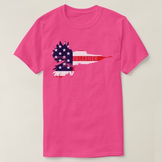 Amerikaanse valkenier t-shirt (Design voorkant)