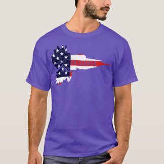 Amerikaanse valkenier t-shirt