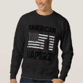 Amerikaanse Vapers Amerikaanse vlag met Vape Appar Trui (Voorkant)