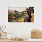 Amerikaanse vaten op een muur poster (Keuken)