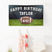 Amerikaanse veldteam nummer van Football Happy Bir Spandoek (Insitu)