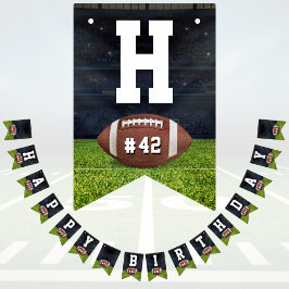 Amerikaanse veldteam nummer van Football Happy Bir Vlaggetjes