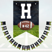 Amerikaanse veldteam nummer van Football Happy Bir Vlaggetjes