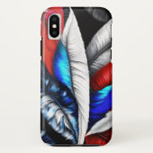 Amerikaanse veren Case-Mate iPhone case (Achterkant)