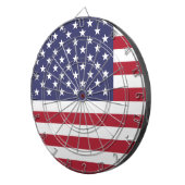 Amerikaanse Verenigde Staten USA Vlag Dartbord (Voorkant Rechts)