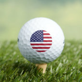 Amerikaanse Verenigde Staten USA Vlag Golfballen (Insitu Shirt)
