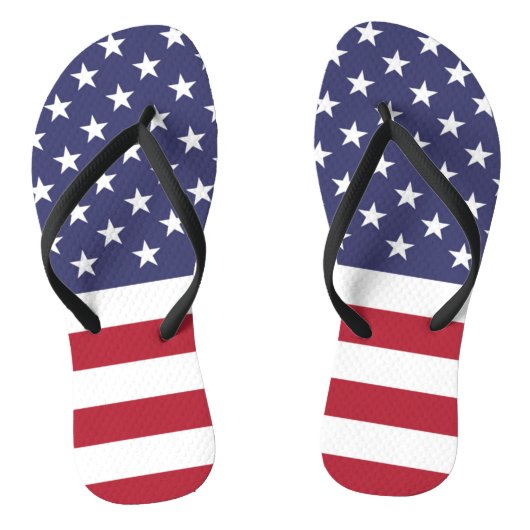 Amerikaanse Verenigde Staten Vlag Flip Flop (Voetbed)