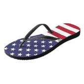 Amerikaanse Verenigde Staten Vlag Flip Flop (Schuin)