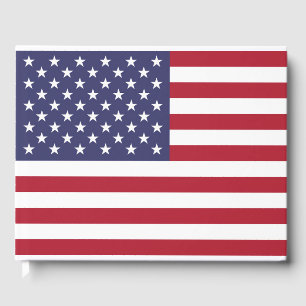 Amerikaanse Verenigde Staten Vlag Gastboek Gastenboek