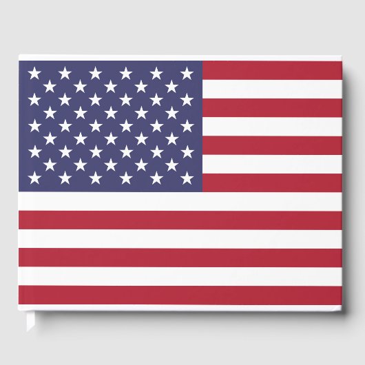Amerikaanse Verenigde Staten Vlag Gastboek Gastenboek (Voorkant)