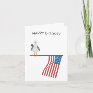 Amerikaanse Verjaardag Kaart - Happy Birthday