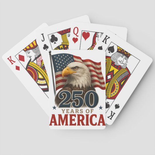 Amerikaanse verjaardagskaarten pokerkaarten (Achterkant)