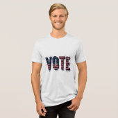 Amerikaanse verkiezingen 2024 Tri-Blend shirt (Voorkant volledig)