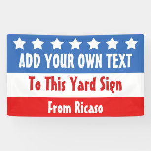 Amerikaanse verkiezingen  spandoek