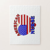 Amerikaanse verpleegster legpuzzel (Verticaal)