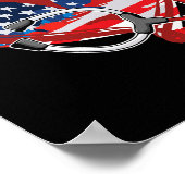 Amerikaanse verpleegster op 4 juli patriottische a poster (Hoek)