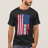 Amerikaanse verpleegstersvlag t-shirt (Voorkant)