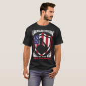 Amerikaanse veteraan die in de VS is gemaakt, doet T-shirt (Voorkant volledig)