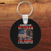 Amerikaanse veteraan ik ben geen Hero Sleutelhanger (Voorkant)