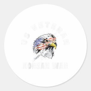 Amerikaanse veteraan Koreaanse oorlog - militaire  Ronde Sticker