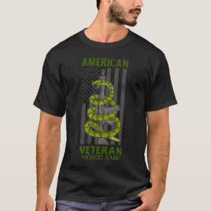 Amerikaanse Veteraan Molon Labe Vlag AR15 T-shirt
