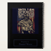 Amerikaanse Veteraan Patriottische Quote Planner (Achterkant)