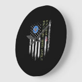  Amerikaanse Veteraan Proud Veteran van het Vlagge Grote Klok (Hoek)