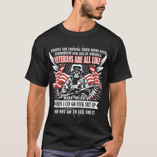 Amerikaanse veteraan T-shirts (Voorkant)