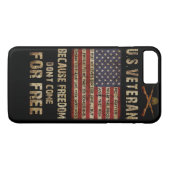 Amerikaanse Veteraan-telefoondraagtas Case-Mate iPhone Case (Achterkant (Horizontaal))