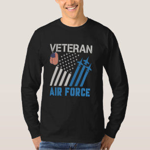 Amerikaanse veteraan trotse luchtmacht Mannen vrou T-shirt