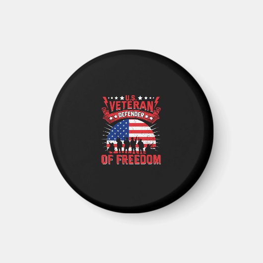 Amerikaanse veteraan van de vrijheid magneet (Voorkant)