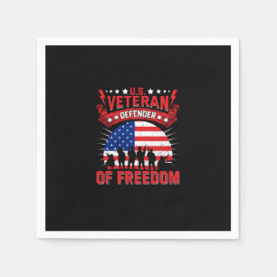 Amerikaanse veteraan van de vrijheid servet