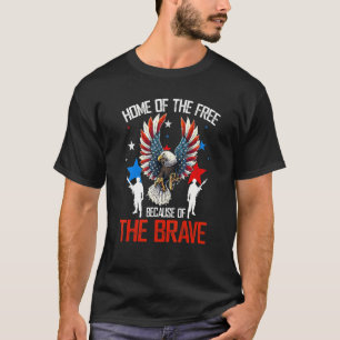 Amerikaanse veteraan voor mannen Kinder thuis van  T-shirt