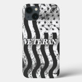 Amerikaanse veteraan - witte verticaal Case-Mate iPhone case (Achterkant)
