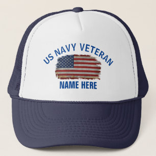 AMERIKAANSE VETERAN AMERIKAANSE VLAG GEPERSONALISE TRUCKER PET