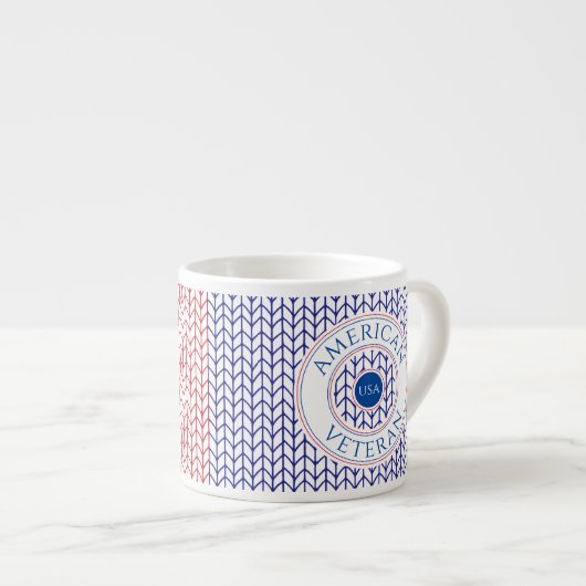 AMERIKAANSE VETERAN Espressiekopje Espresso Kop (Voorkant rechts)