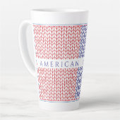 "AMERIKAANSE VETERAN" Hoge Latte Mok (Linkerhoek)
