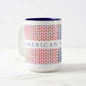 "AMERIKAANSE VETERAN" Hoge Navy Twee-Tons Mok (Voorkant links)