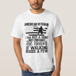 AMERIKAANSE VETERAN IK BEN GEEN HERO, MAAR IK HEB. T-SHIRT