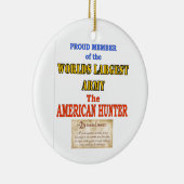 AMERIKAANSE VETERAN KERAMISCH ORNAMENT (Rechts)